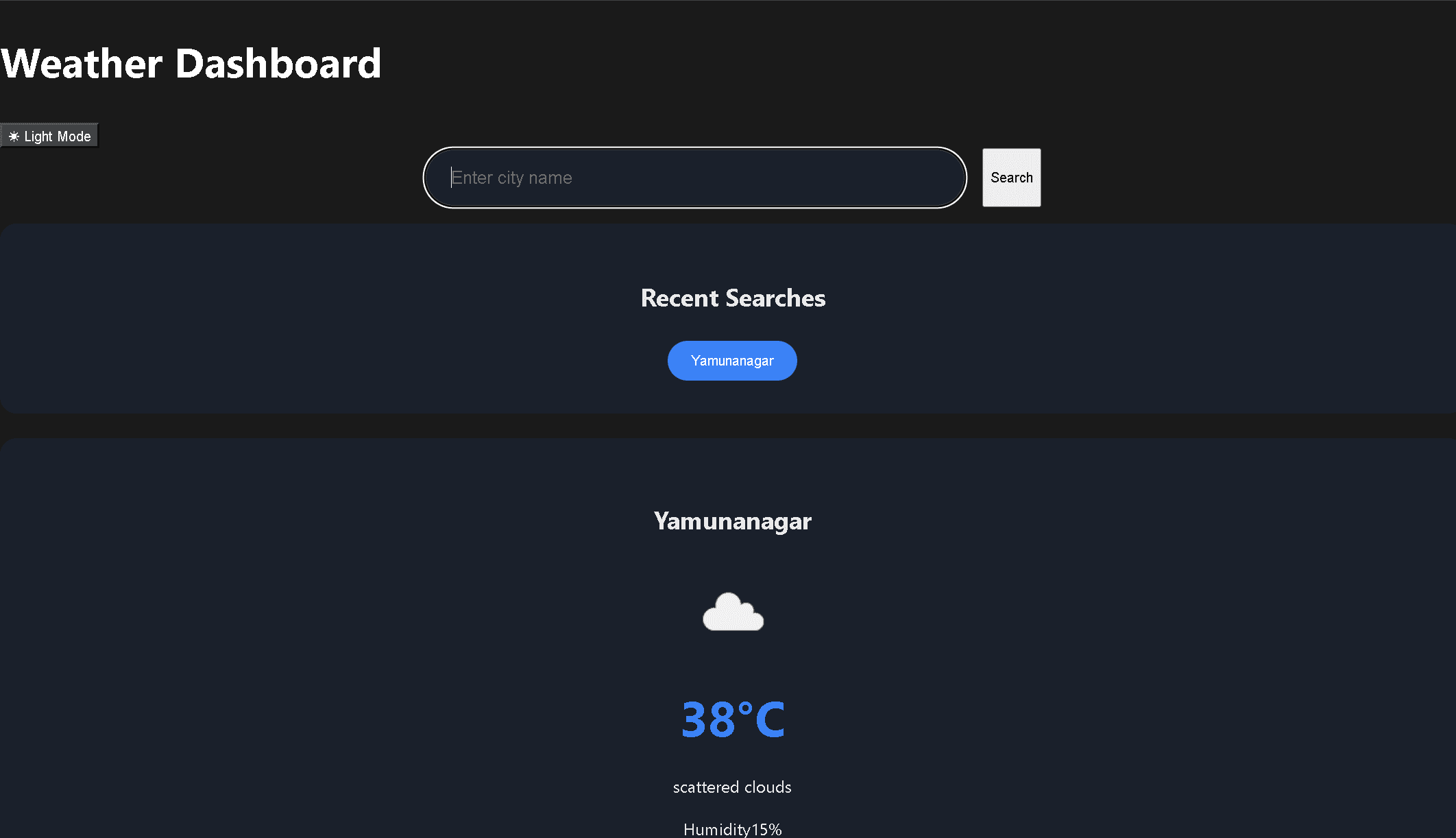 Weather Forecast App